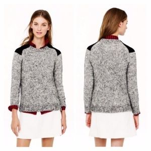 J.Crew Thick Knit Wool Mohair Grey Sweater Large